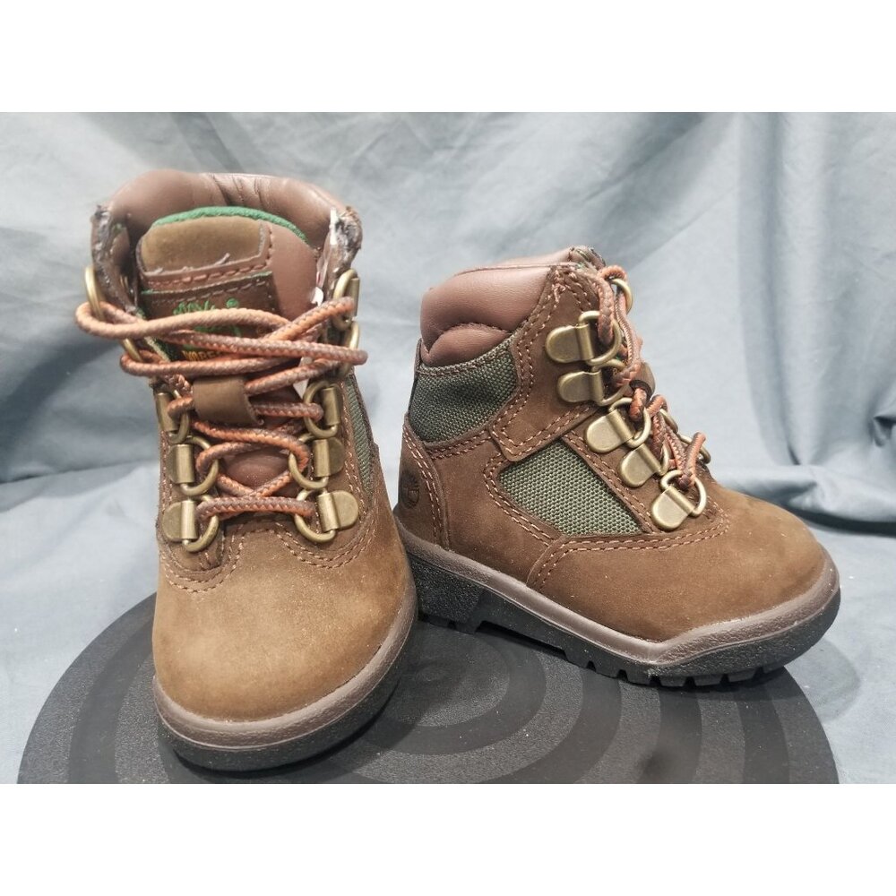 Timberland Unisex Toddler 6-Inch Waterproof Field Boot Medium brown
